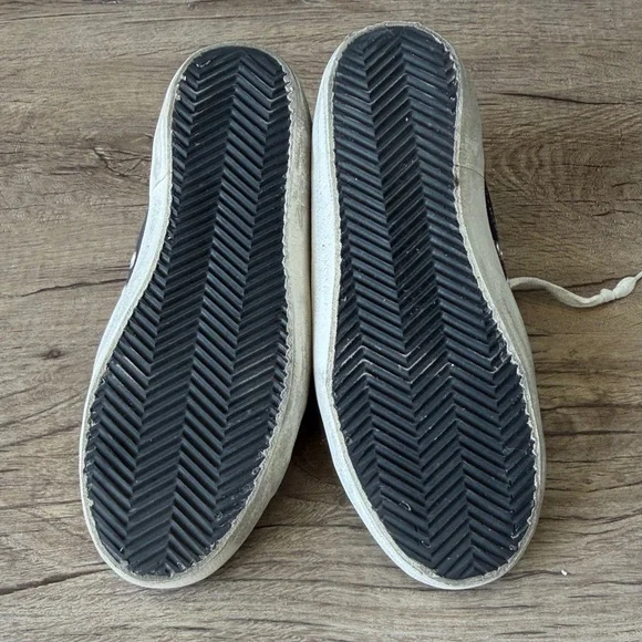 Golden Goose Lilla Women Black and Pink Star Sneakers size 37/7 - Picture 8 of 11